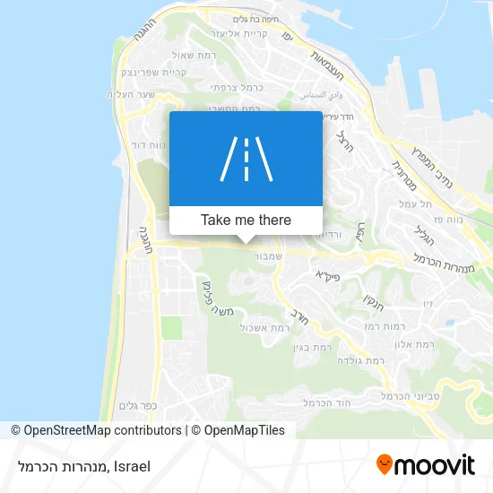 Карта מנהרות הכרמל