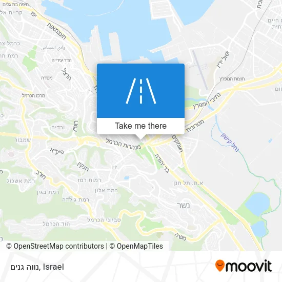 Карта נווה גנים
