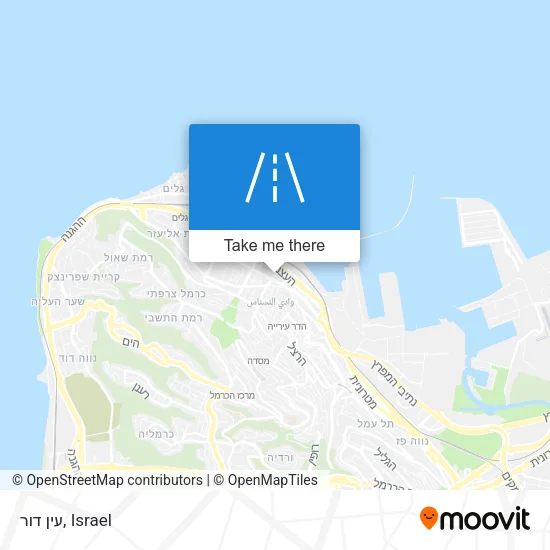 Карта עין דור