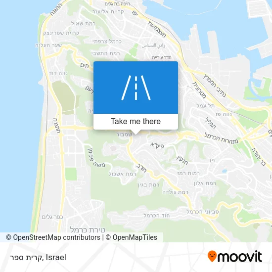 Карта קרית ספר