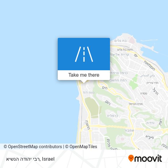 רבי יהודה הנשיא map