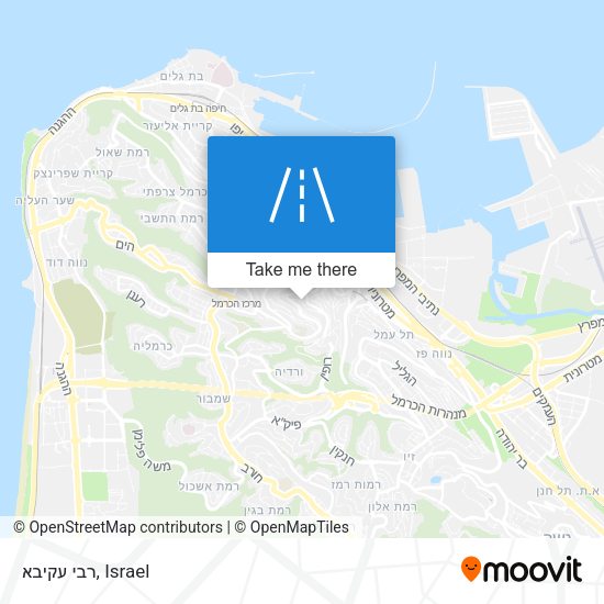 רבי עקיבא map
