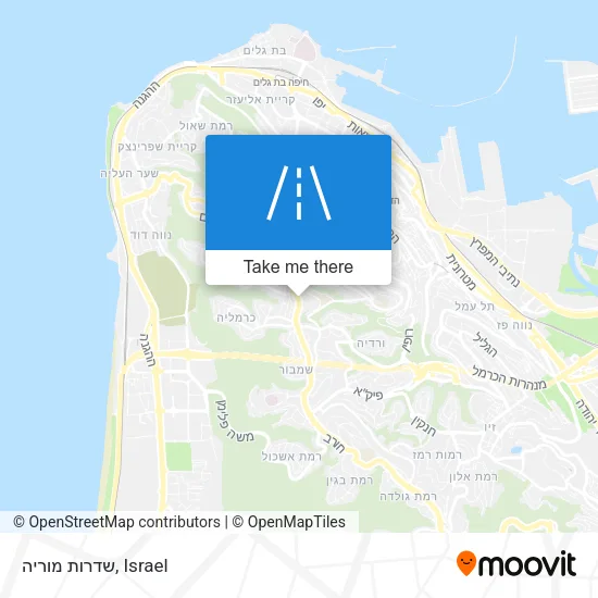 Карта שדרות מוריה