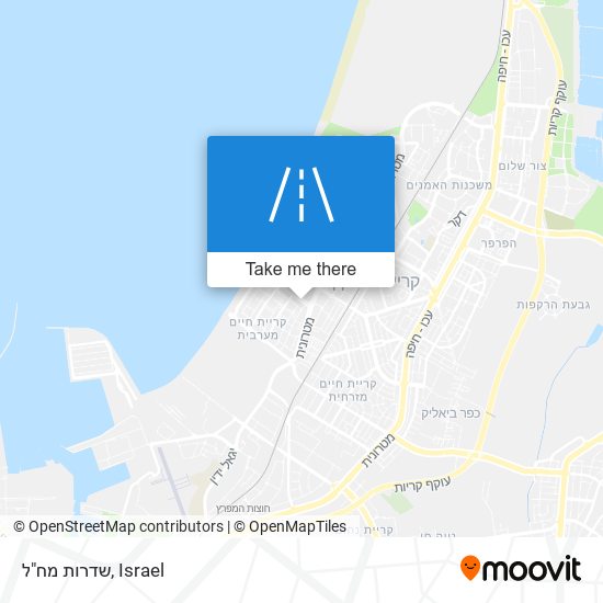 שדרות מח"ל map