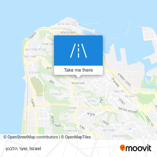 Карта שער הלבנון