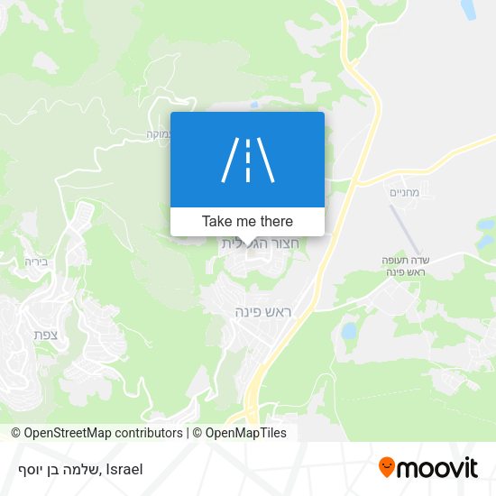 שלמה בן יוסף map