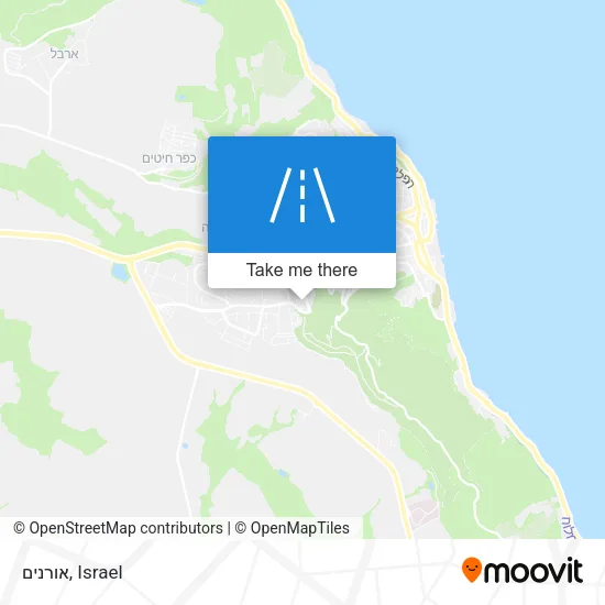 Карта אורנים
