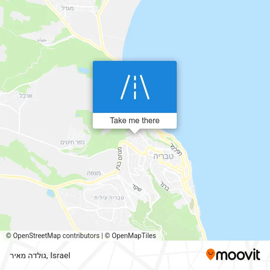 Карта גולדה מאיר