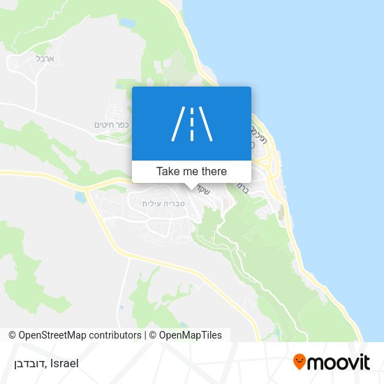 דובדבן map