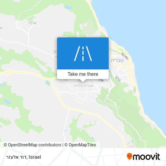 דוד אלעזר map