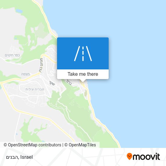 הבנים map