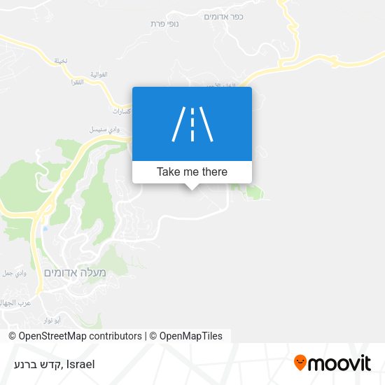 קדש ברנע map