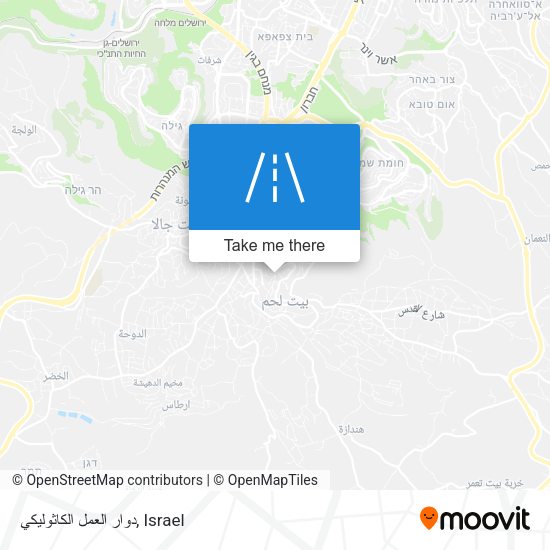 دوار العمل الكاثوليكي map