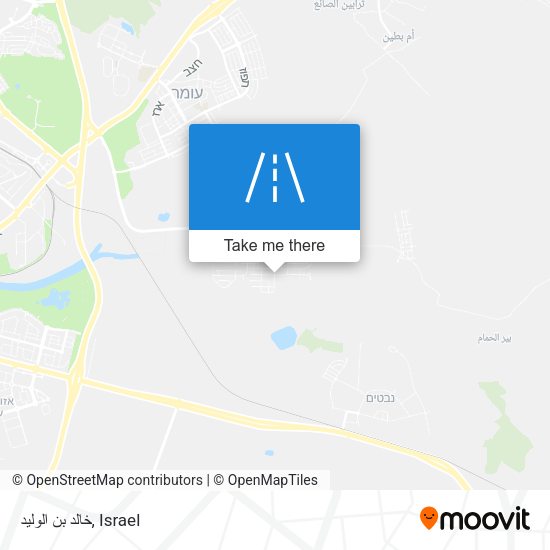 خالد بن الوليد map