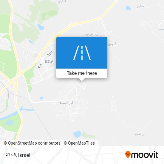 العدالة map