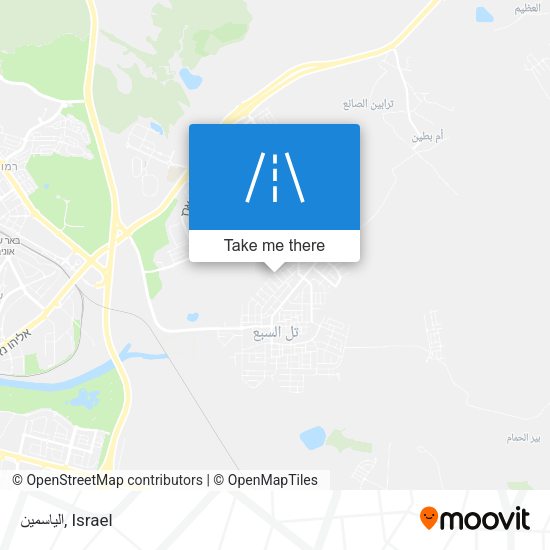 الياسمين map