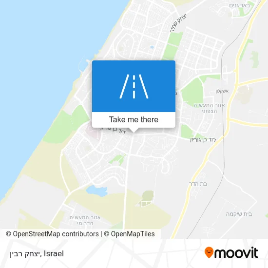 Карта יצחק רבין