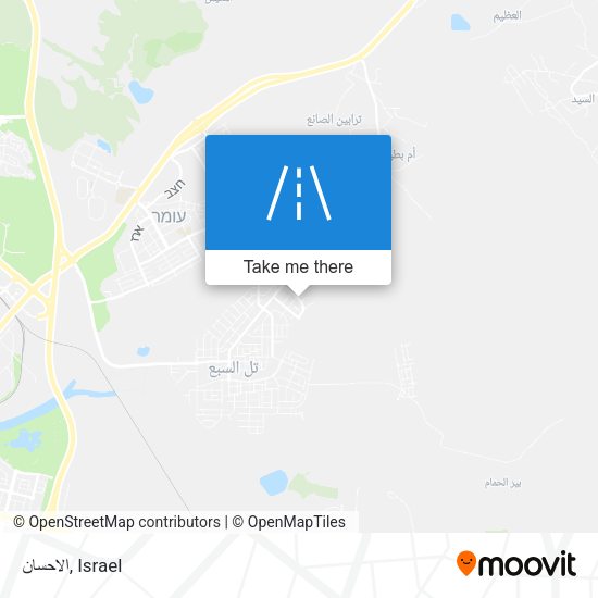 الاحسان map