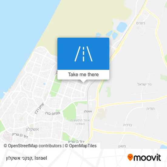 Карта קנקני אשקלון