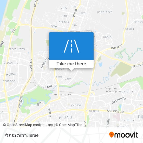 רמות נפתלי map