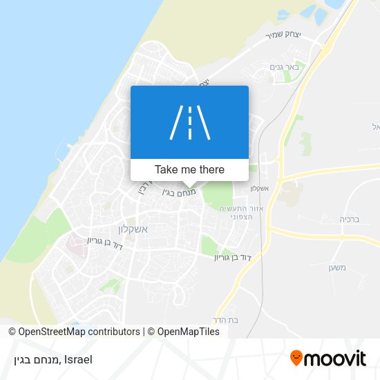 מנחם בגין map