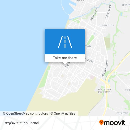 רבי דוד אלקיים map