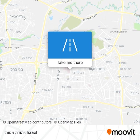 יהודה מטות map