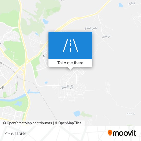 الزيت map