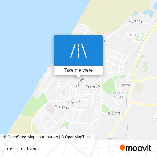 ברוך דינור map