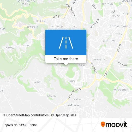 אבנר חי שאקי map