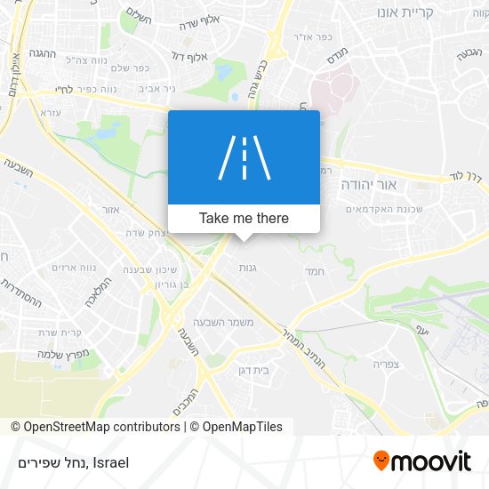 נחל שפירים map