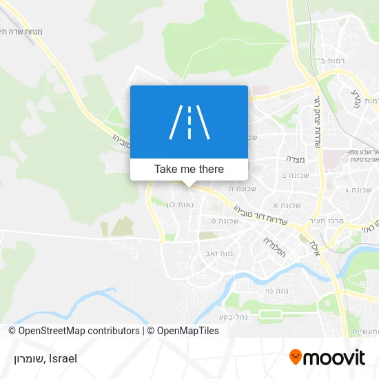 Карта שומרון