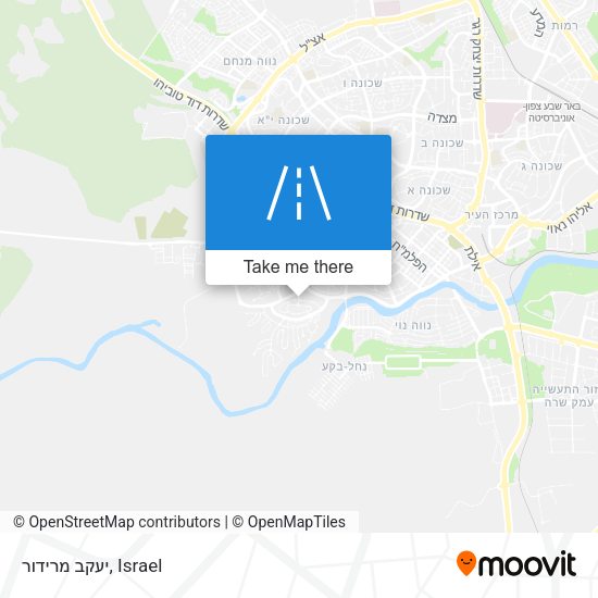 יעקב מרידור map