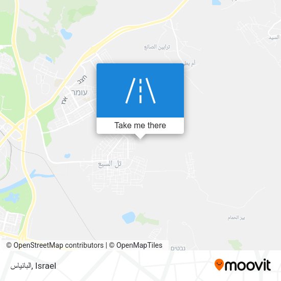 البانياس map
