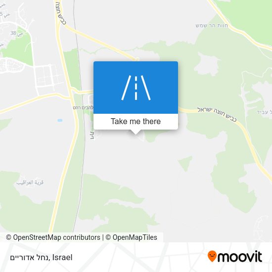 נחל אדוריים map