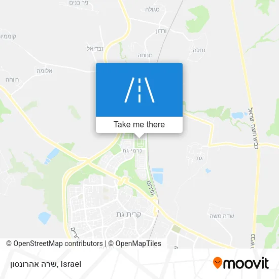 Карта שרה אהרונסון