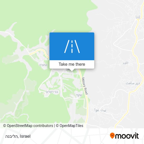 הליבנה map
