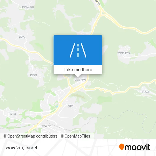 Карта נחל שמש