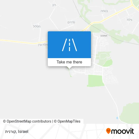 Карта קורנית