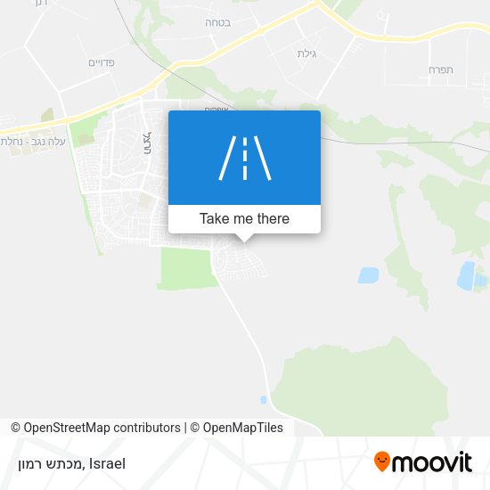 Карта מכתש רמון
