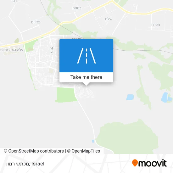 Карта מכתש רמון