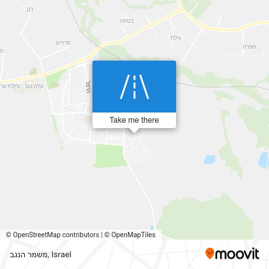 משמר הנגב map