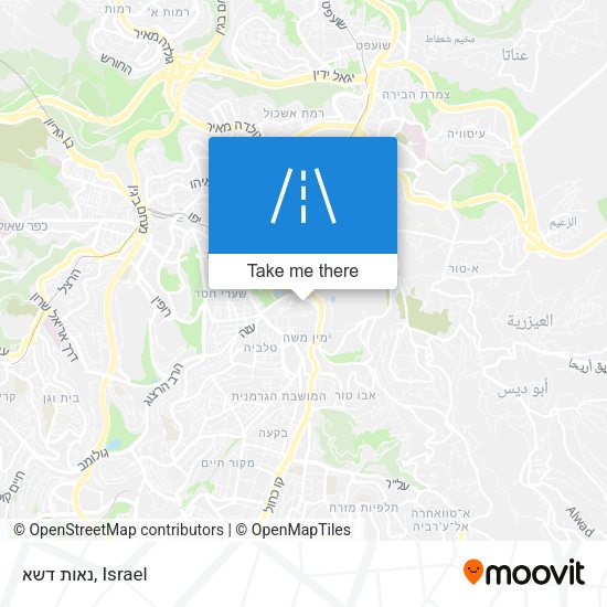 נאות דשא map