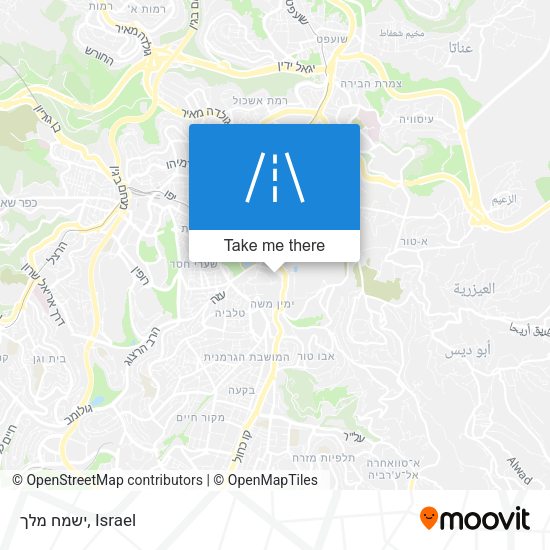 ישמח מלך map