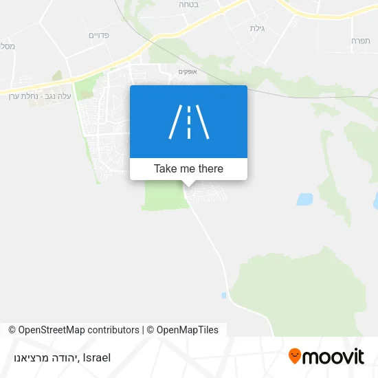 Карта יהודה מרציאנו