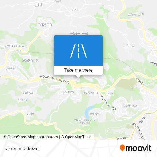 Карта גדוד מוריה