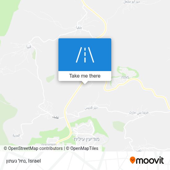 Карта נחל געתון