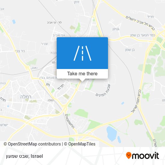 שבט שמעון map