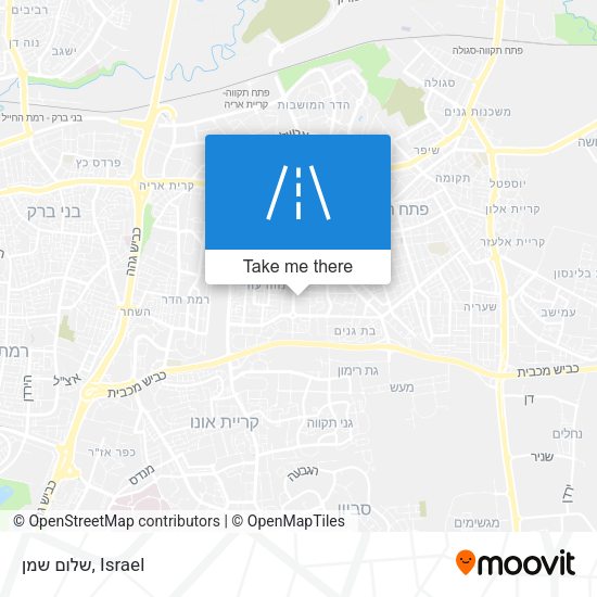 שלום שמן map