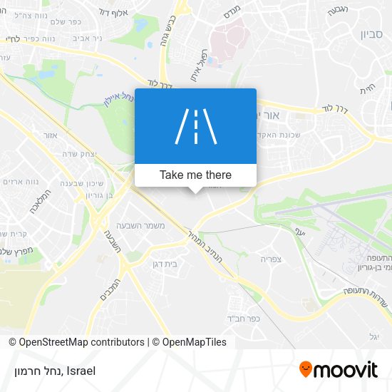 נחל חרמון map